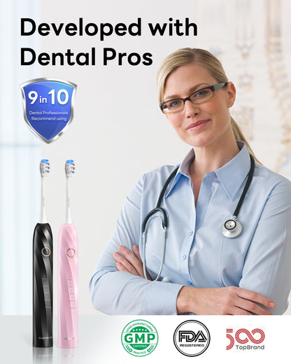 SAKYPRORAL Electric Toothbrush T2 Max Black