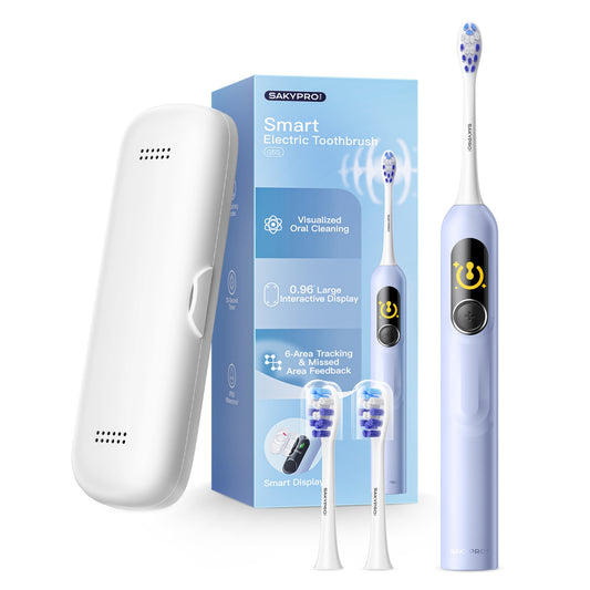 G5S Smart Electric Toothbrush 2 Brush Heads Blue