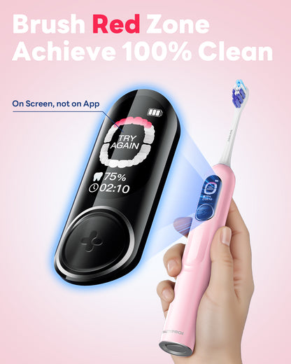 G5S Smart Electric Toothbrush 6 Brush Heads Pink