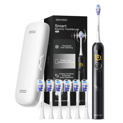 G5S Smart Electric Toothbrush 6 Brush Heads Blue