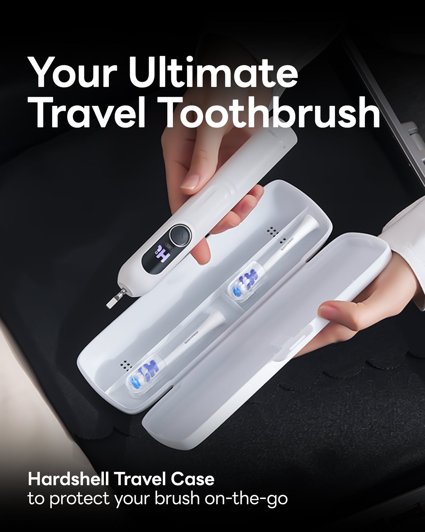 G5S Smart Electric Toothbrush 2 Brush Heads White
